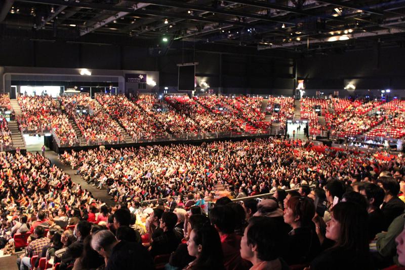 11月15日，香港天歌2014首次万人普通话音乐见证会隆重举行。（图：基督时报/施迦南）