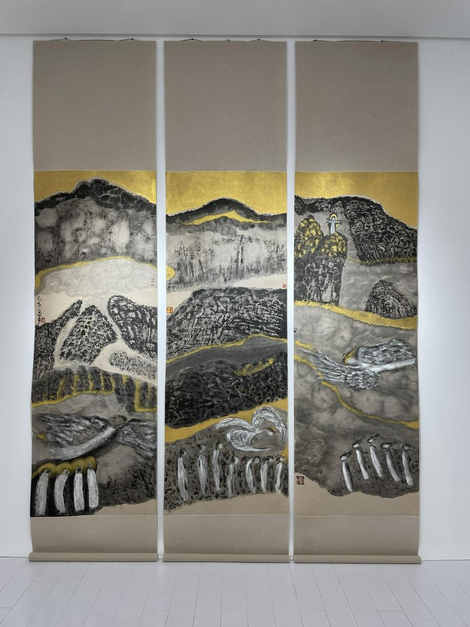图片集基督徒艺术家岛子的诗书画作品展在上海开幕(图集)-ChristianTimes-基督教资讯平台