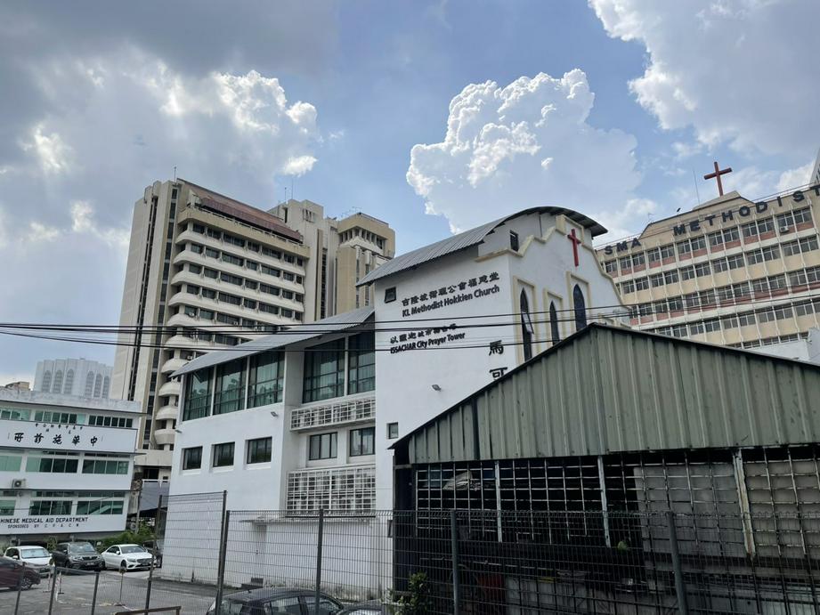 卫理公会福建堂的左侧面