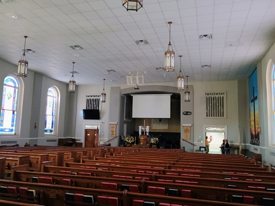 教堂内部（拍摄于2024年10月24日）