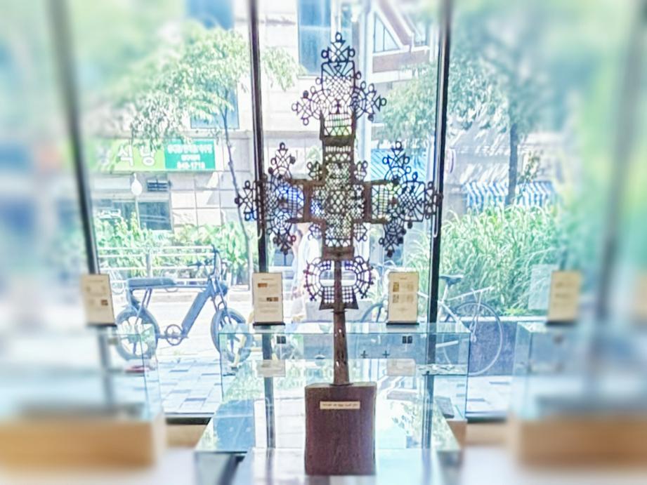 埃塞俄比亚东正教独有的“十字架”形式， 是一个由银制成的轻型“十字架”（基督时报/石伊泉）