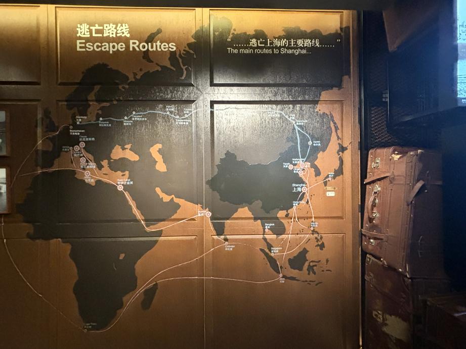 犹太难民逃往路线图（基督时报/石伊泉）