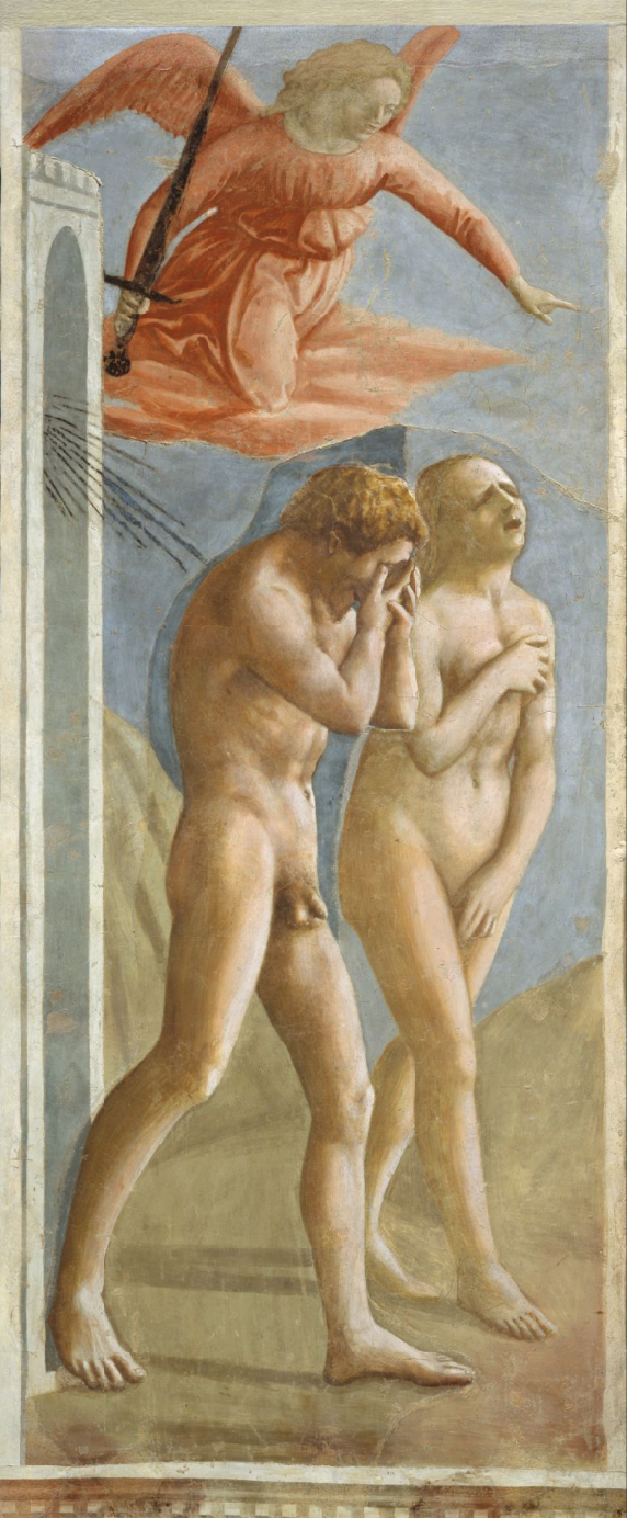 《被逐出伊甸园》/马萨乔