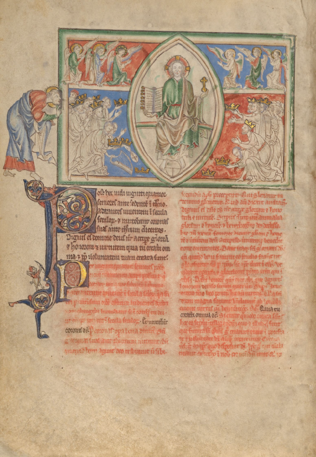 《二十四位长老向上帝的宝座致敬》/未知艺术家