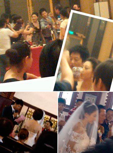 被很多媒体转发的二人婚礼现场照片(图:资料图片)