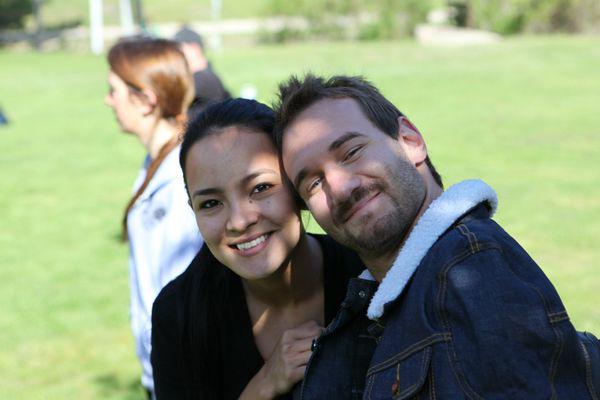 力克胡哲和妻子