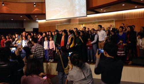 深圳华侨城音乐布道会现场。（图片来源：深圳男人团契微信）