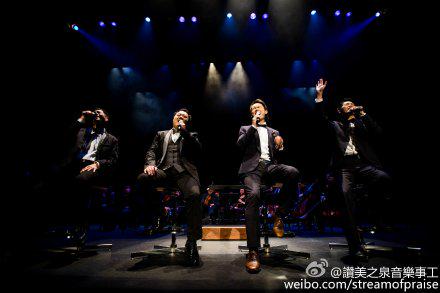 新专辑录制现场。(图:赞美之泉音乐事工微博)