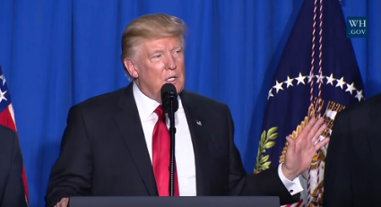 特朗普资料图片。(图:白宫官网)