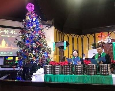 1月7日，世界基督教联合会总干事在崇文门堂主日证道。（图：WCC官网）