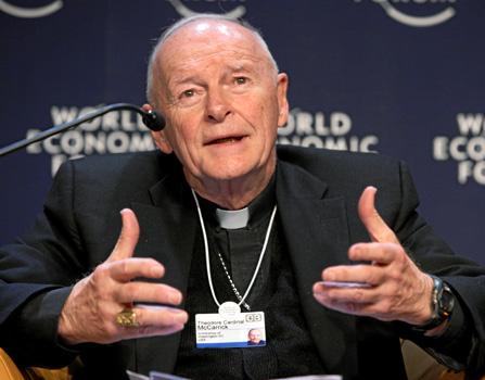 前美国枢机戴多禄·麦卡里克(Theodore McCarrick)。(图片来源:World Economic Forum from Cologny, Switzerland)