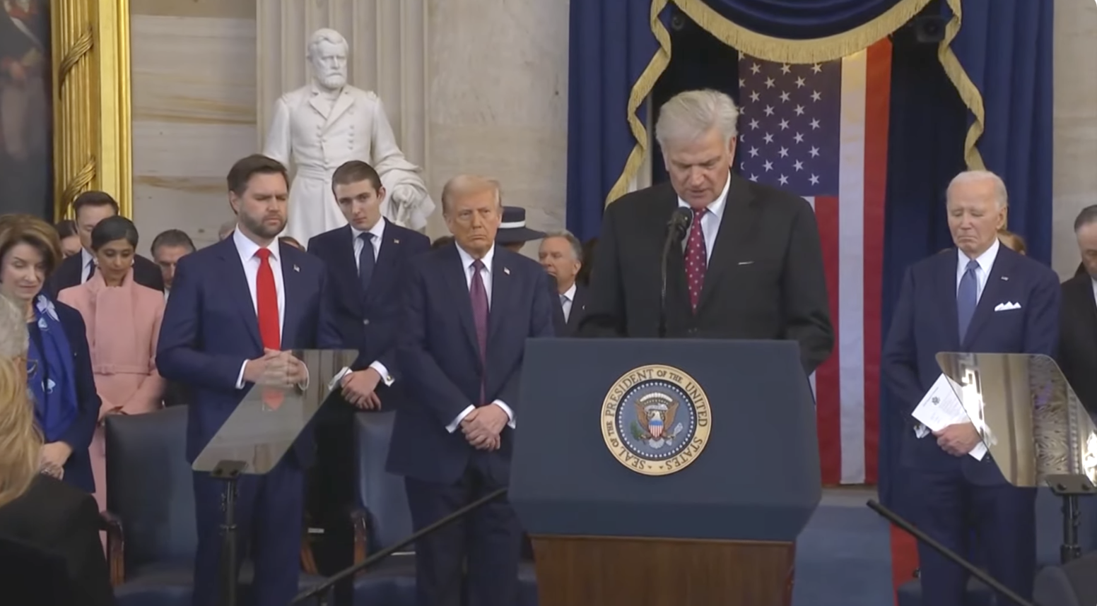 葛福临为特朗普就职祷告强调上帝的信实：“看上帝做了什么”-ChristianTimes-基督教资讯平台